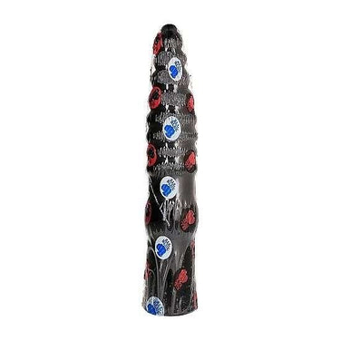 Dildo All Black Lunghezza Scanalata 33 cm – Giocattolo Intimo Elegante